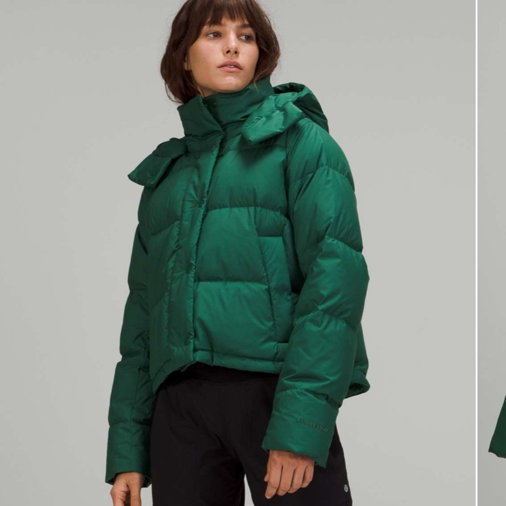 Lululemon Wunder Puff Crop Jacket
Everglade Green